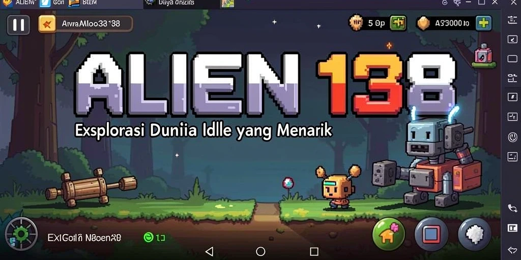 Tampilan gameplay ALIEN138 dengan elemen Idle yang menarik.