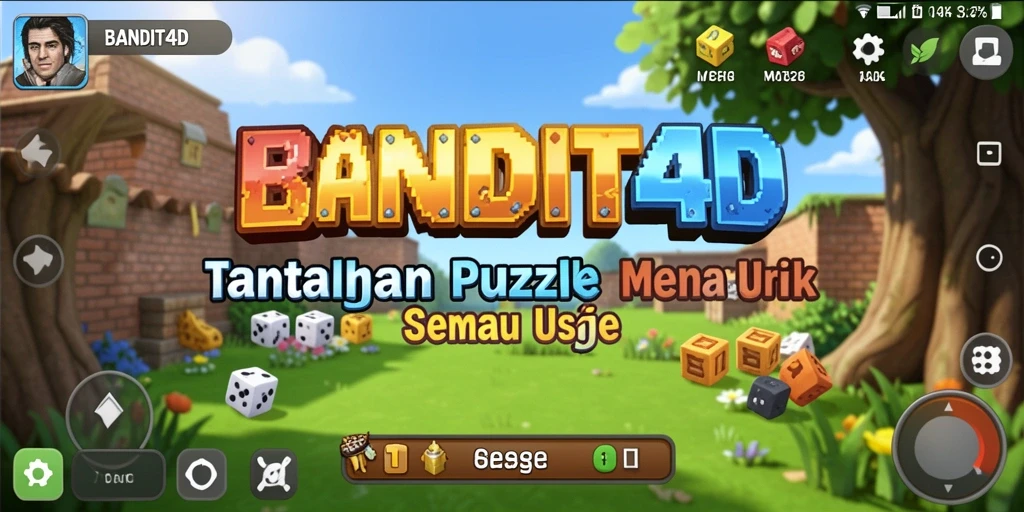 Tampilan gameplay BANDIT4D yang menarik dengan berbagai teka-teki menantang.