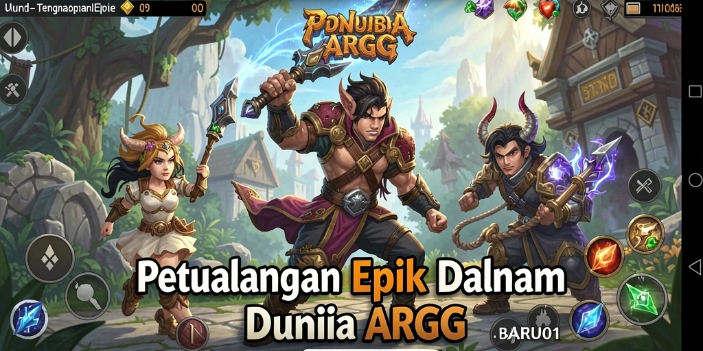 Tampilan menarik dari gameplay ARPG yang mendebarkan.