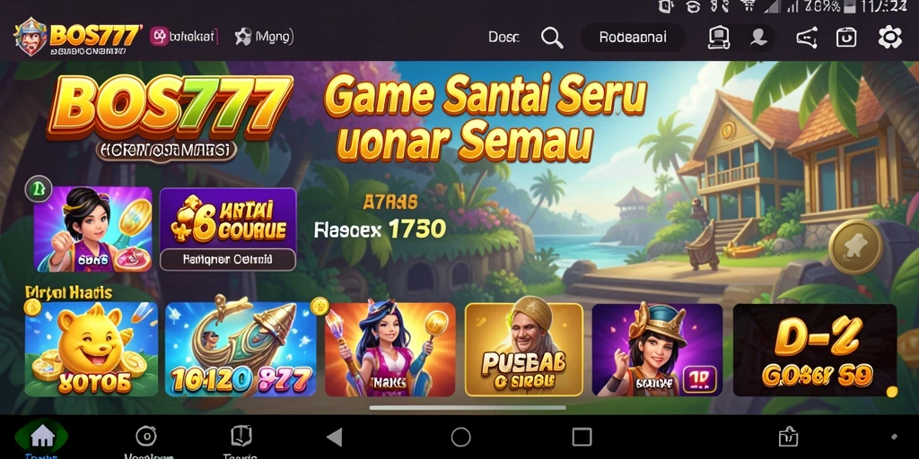 Gameplay seru dan santai di BOS777, sempurna untuk semua usia.