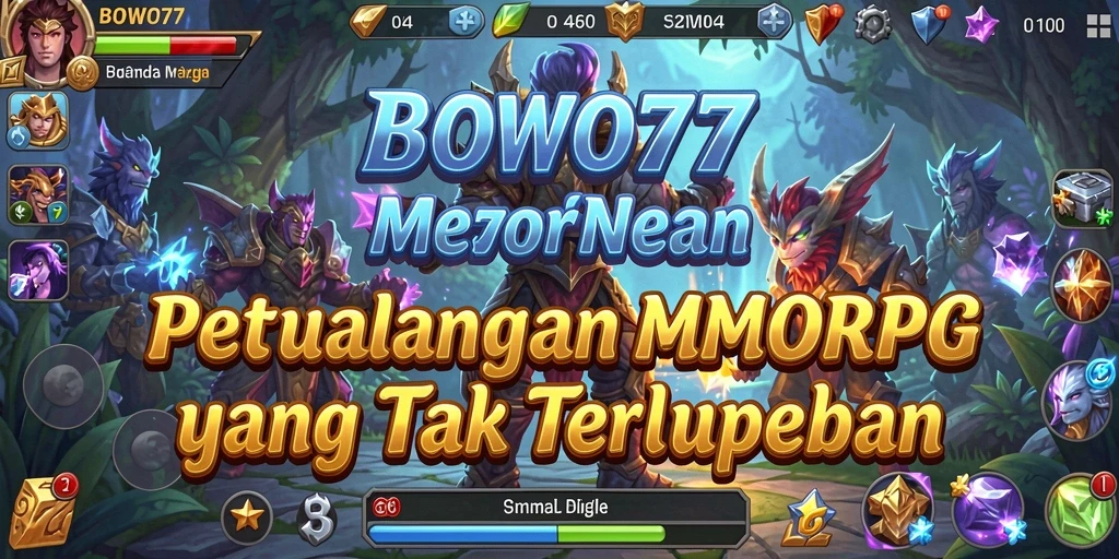 Tampilan gameplay BOWO77 yang mendebarkan di dunia MMORPG.