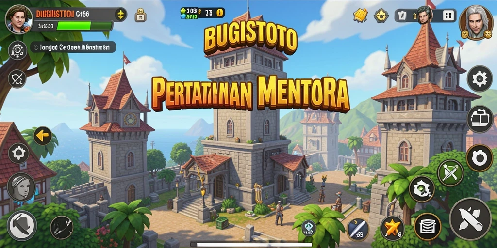 Tampilan gameplay menara bertahan yang seru dan menantang.