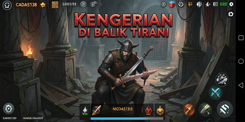 Tangkapan layar dari gameplay mencekam CADAS138 yang menampilkan suasana Horror.