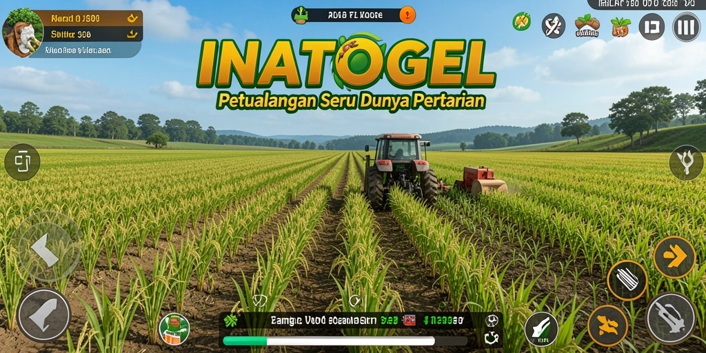 Gameplay seru bertani di INATOGEL yang penuh warna.