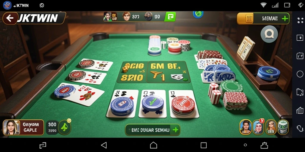 Tampilan gameplay JKTWIN yang menarik dan interaktif.