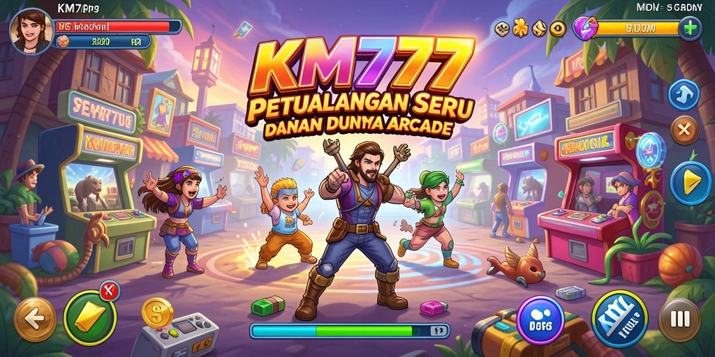 Tangkapan layar gameplay KM777 dengan grafik menarik dan misi seru.