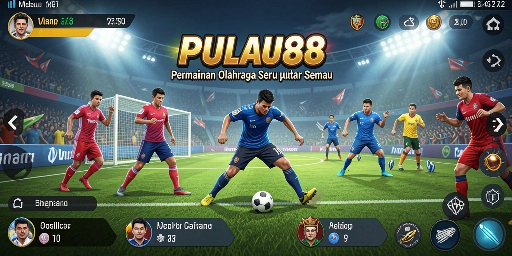 Tampilan gameplay seru PULAU88 saat pertandingan olahraga.