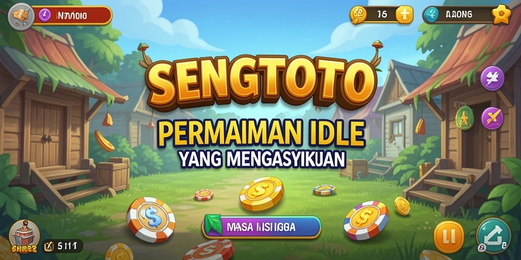 Screenshot SENGTOTO menampilkan visual menarik dari gameplay Idle.