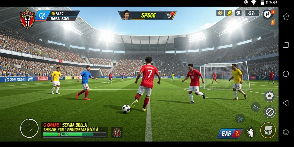 Tampilan gameplay seru dalam SP666 dengan grafik olahraga berkualitas tinggi.