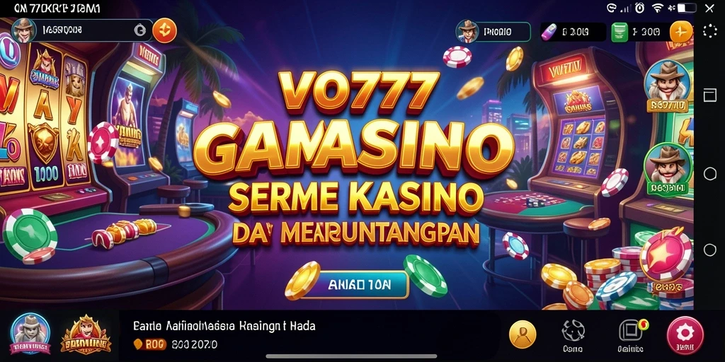 Tampilan menarik dari VO777 menampilkan gameplay seru kasino.
