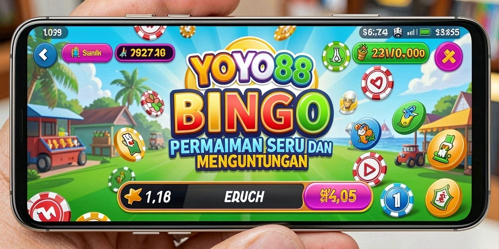 Tampilan gameplay seru Bingo di YOYO88 dengan interaksi pemain.
